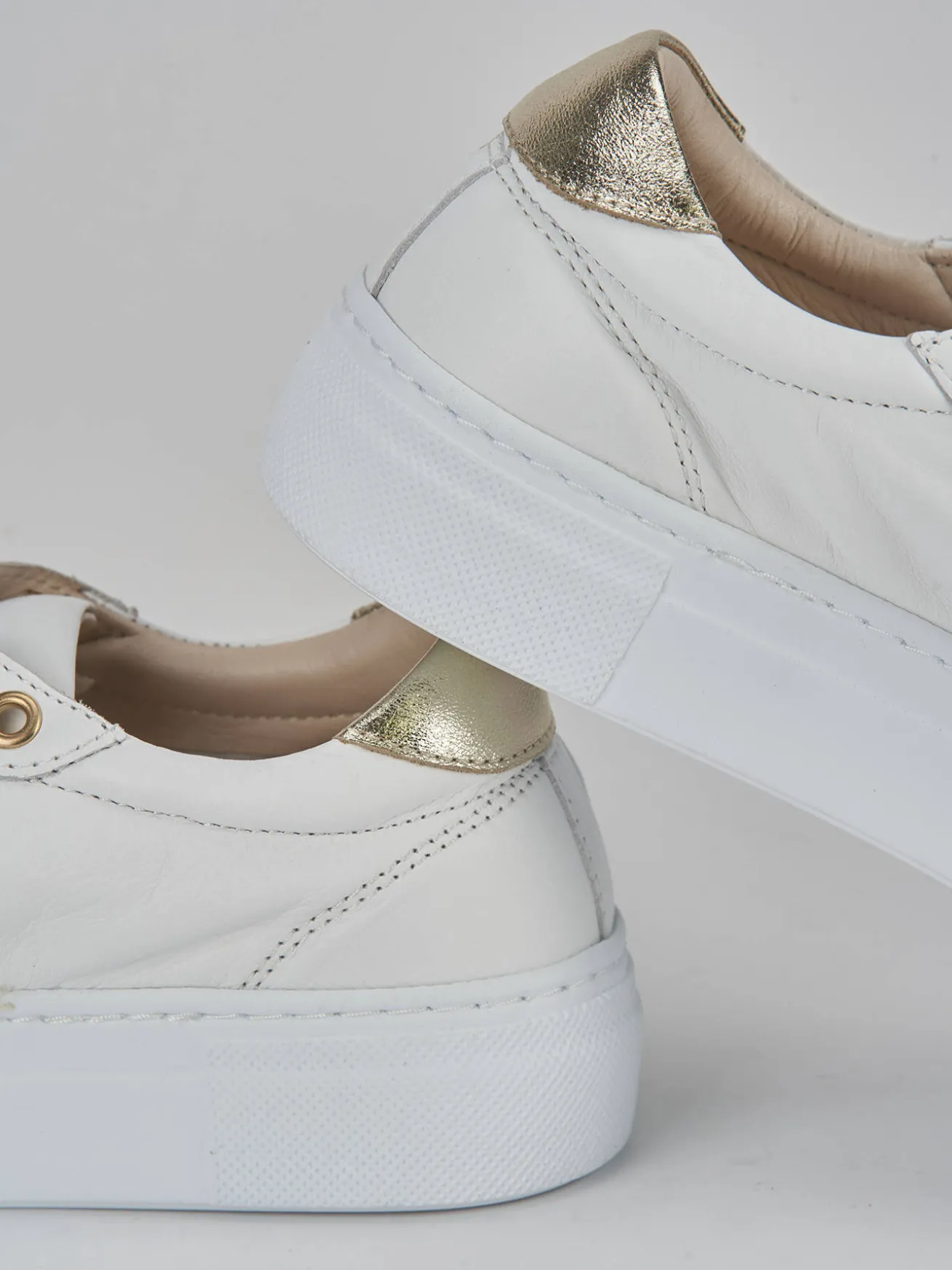 Sneakers pelle bianco