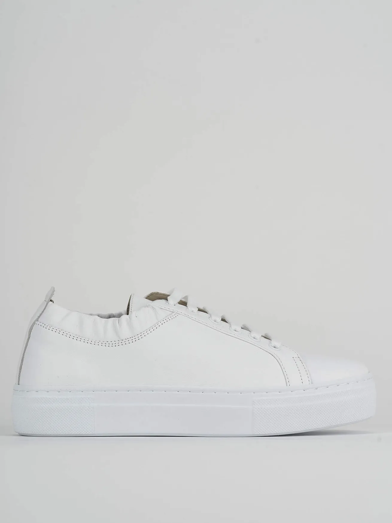Sneakers pelle bianco
