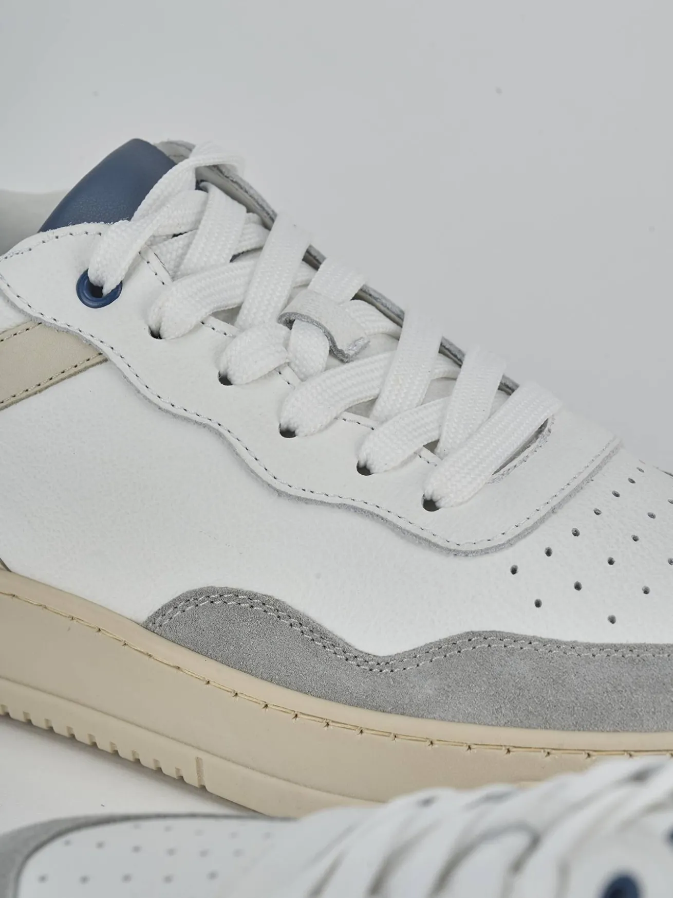 Sneakers pelle bianco