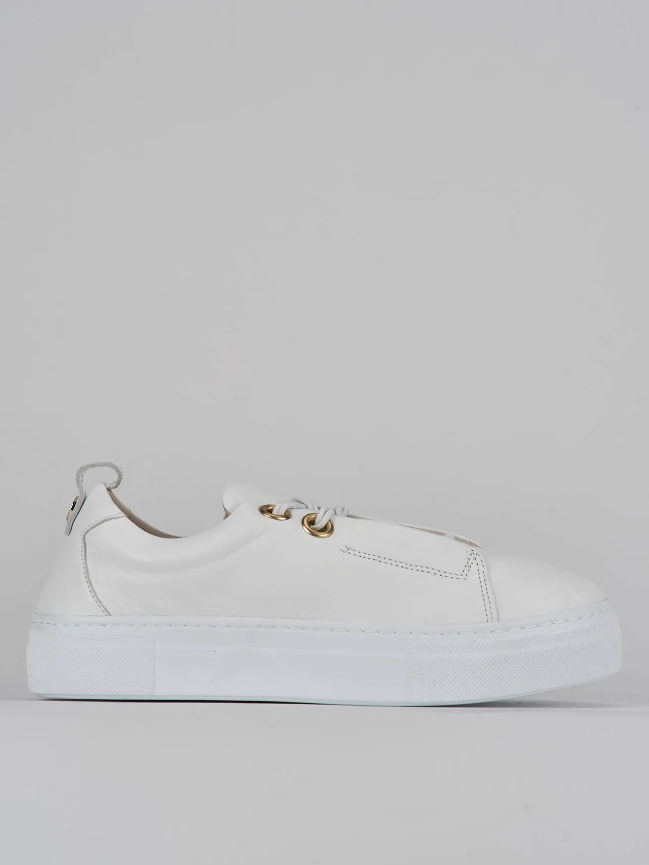 Sneakers pelle bianco