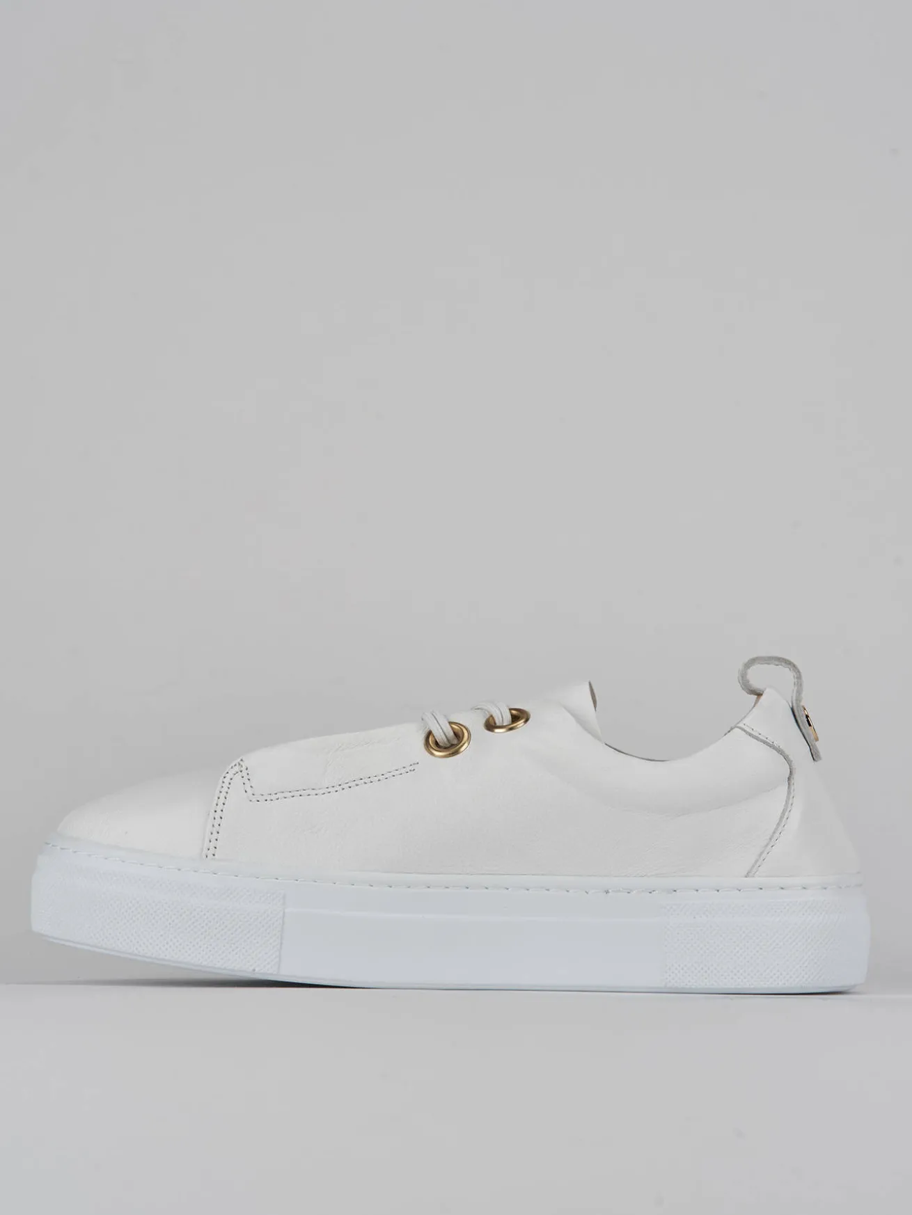 Sneakers pelle bianco