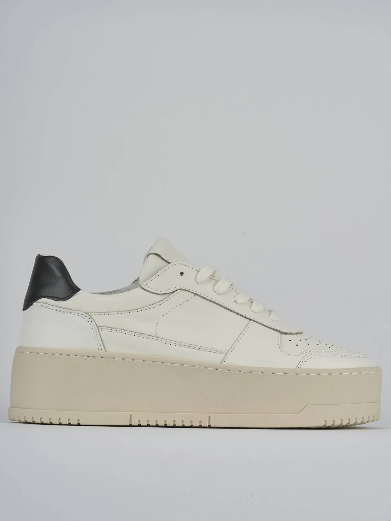 Sneakers pelle bianco