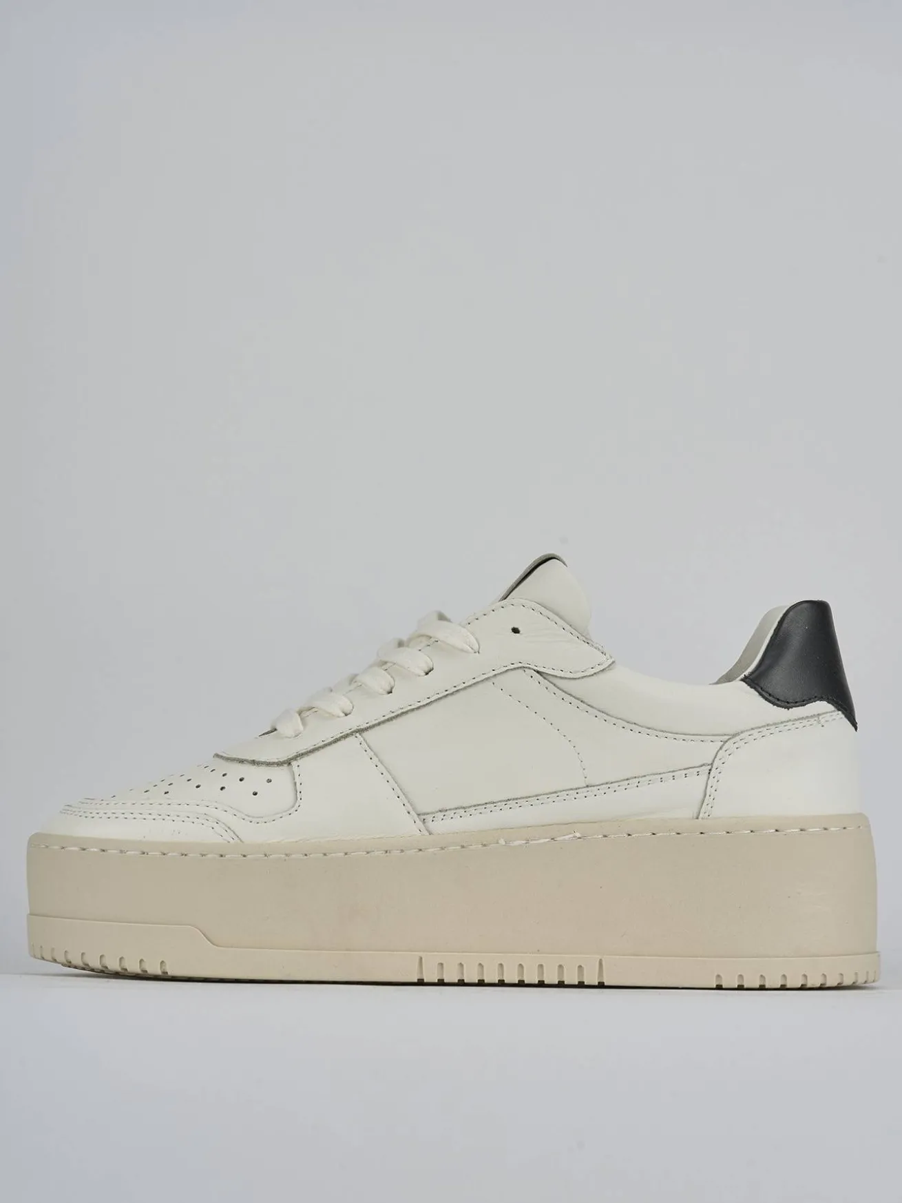 Sneakers pelle bianco