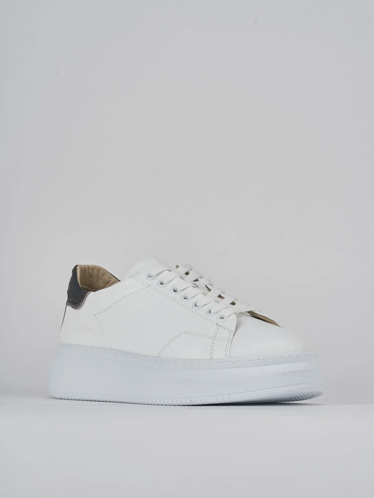 Sneakers pelle bianco