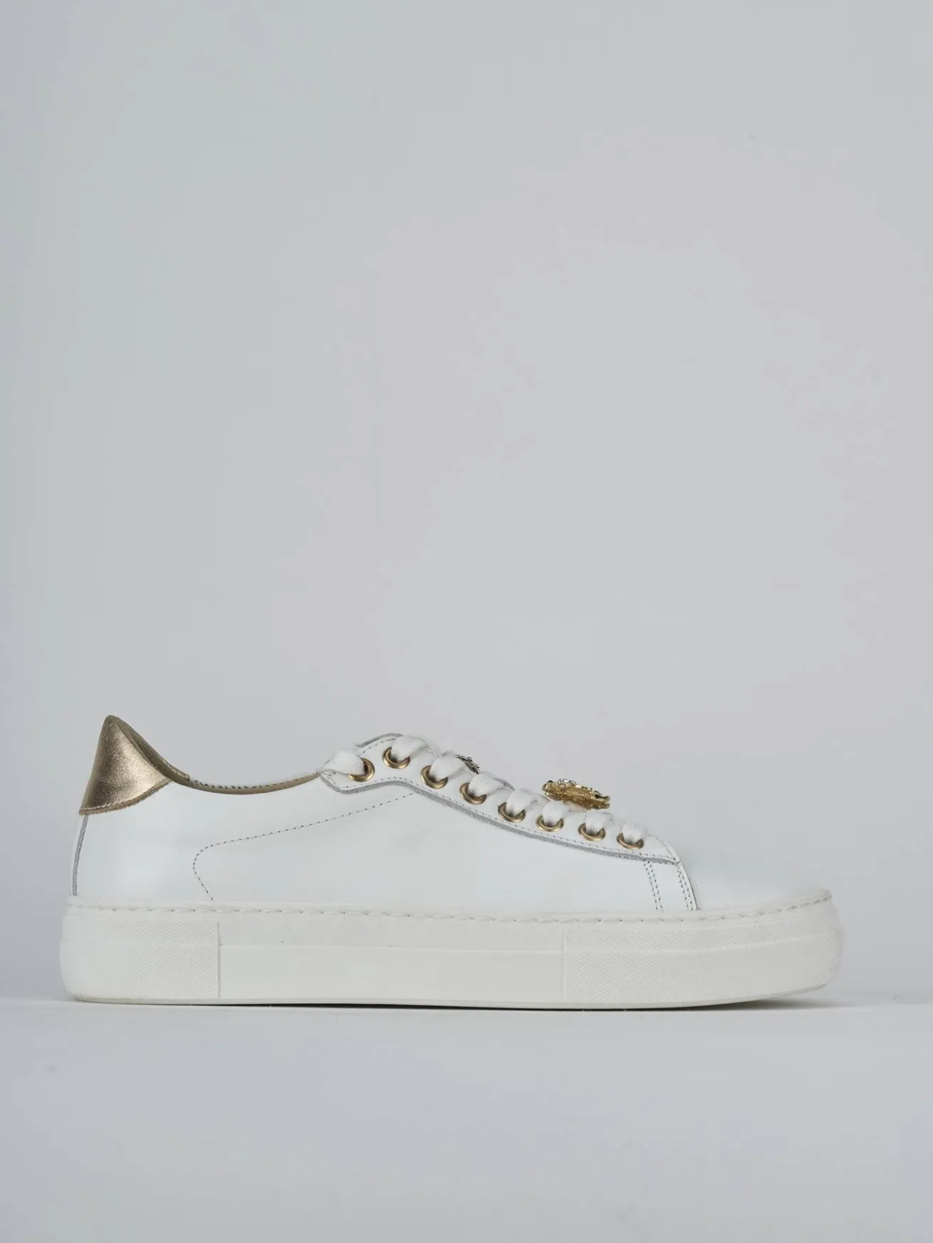 Sneakers pelle bianco