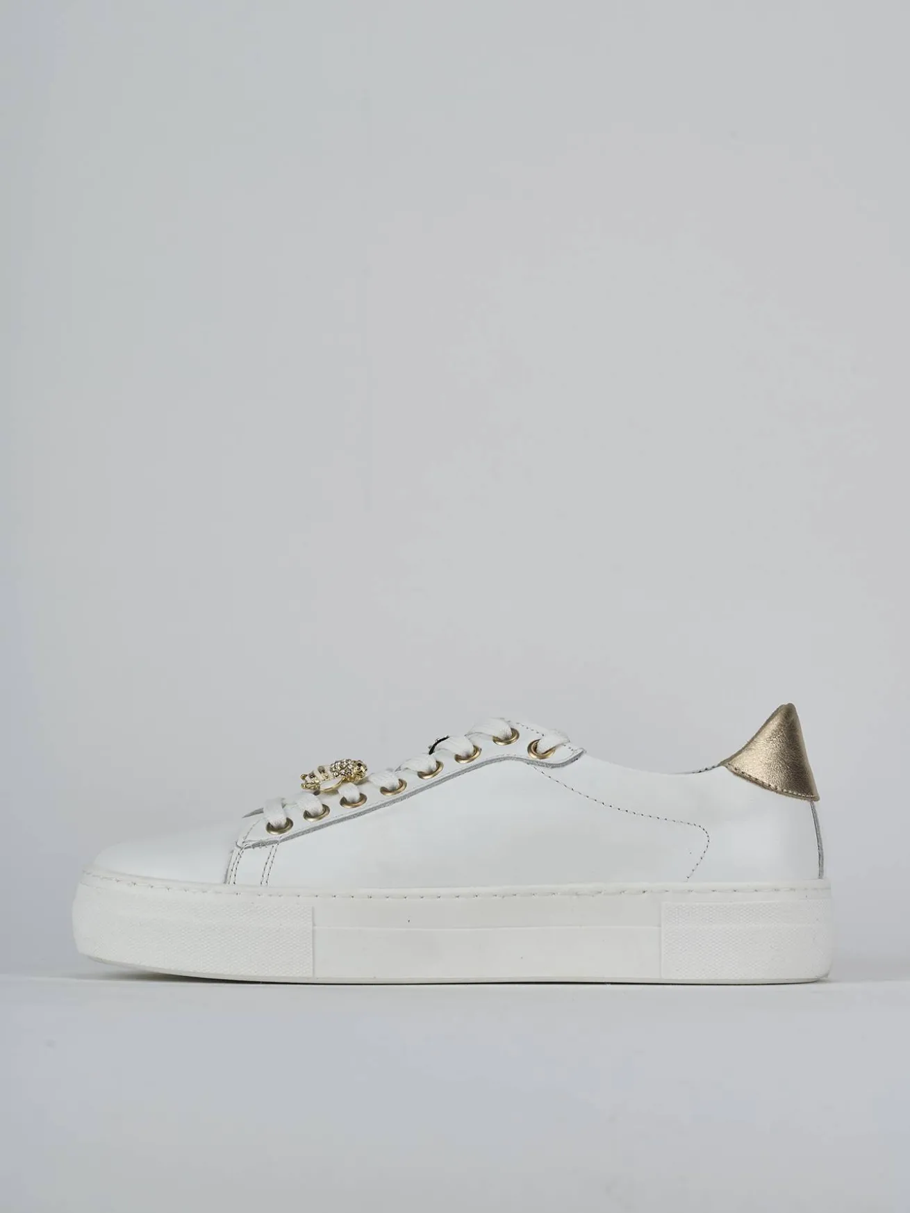 Sneakers pelle bianco