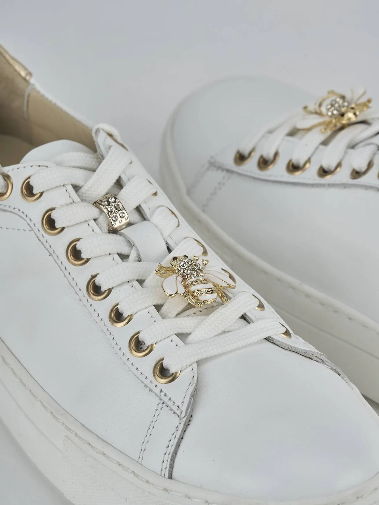 Sneakers pelle bianco