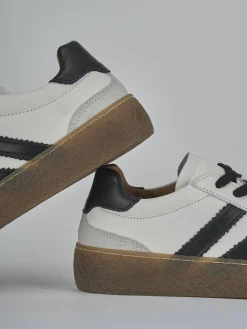 Sneakers pelle bianco