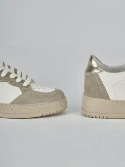 Sneakers pelle bianco