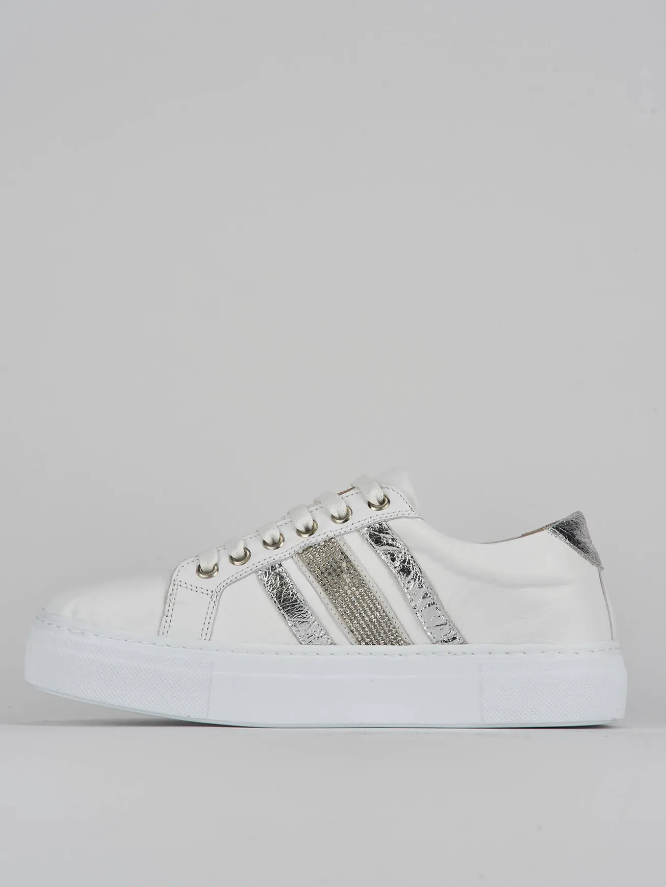 Sneakers pelle bianco