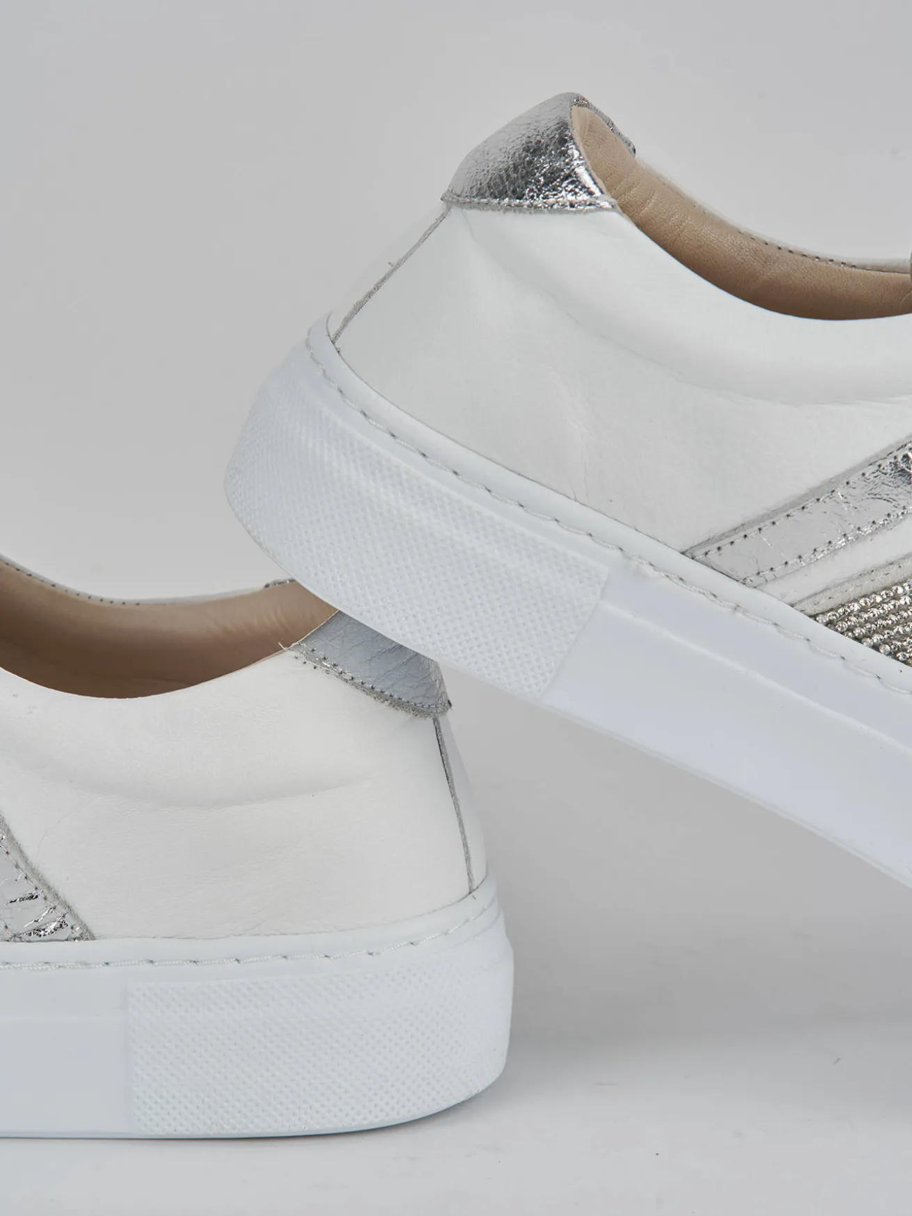 Sneakers pelle bianco