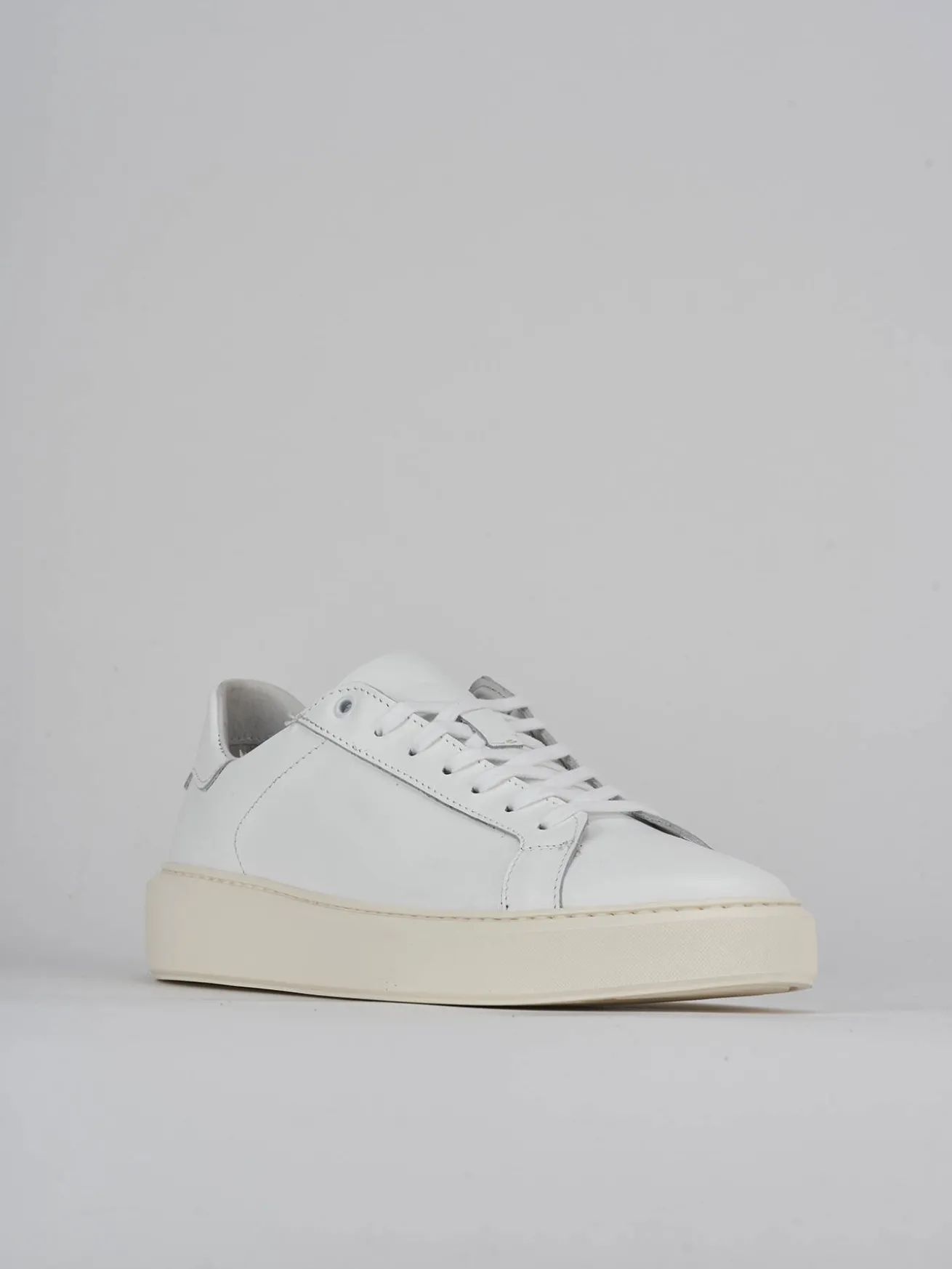 Sneakers pelle bianco