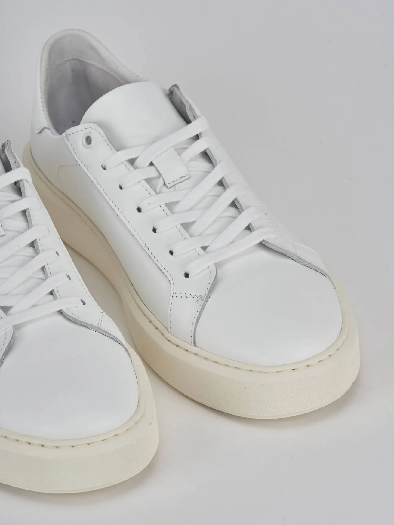 Sneakers pelle bianco