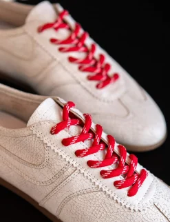 Sneakers pelle bianco