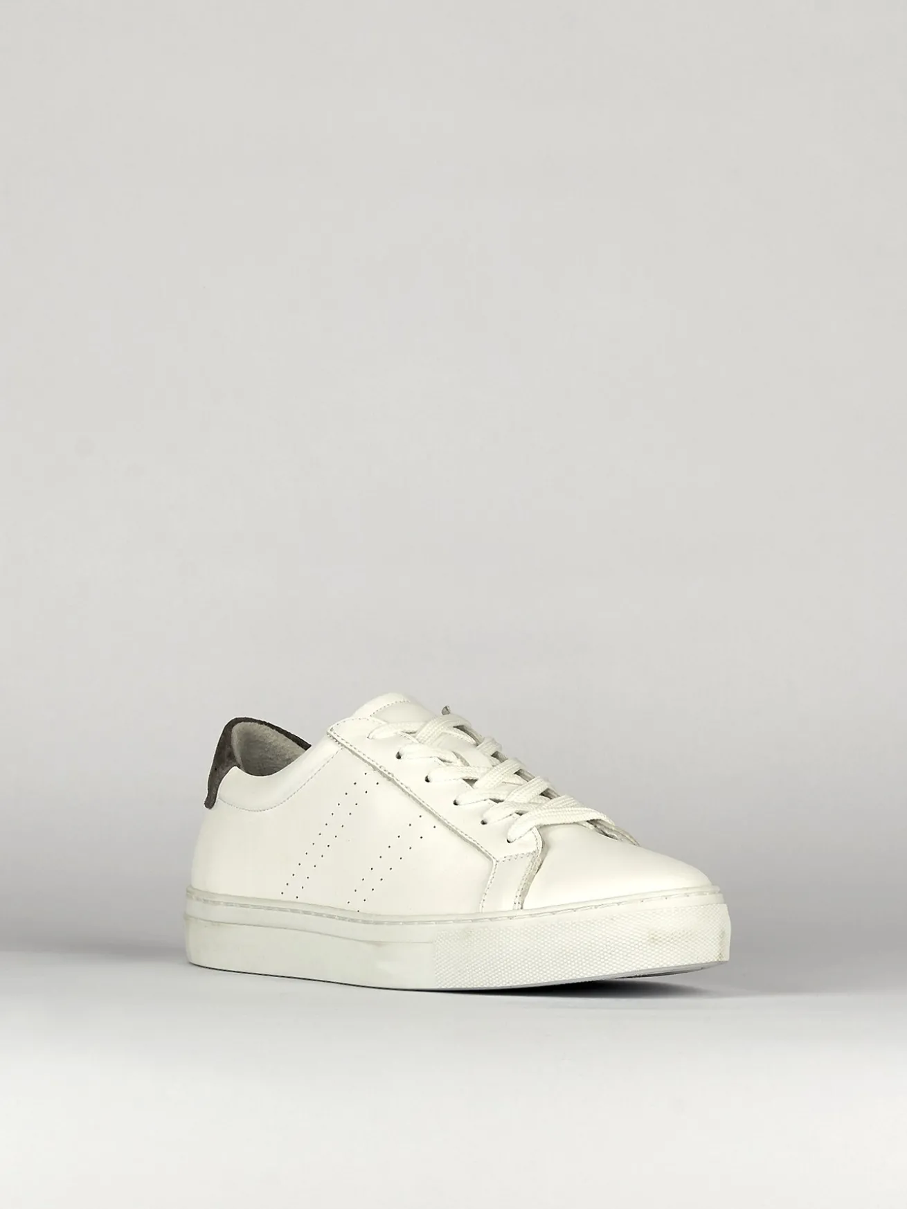 Sneakers pelle bianco