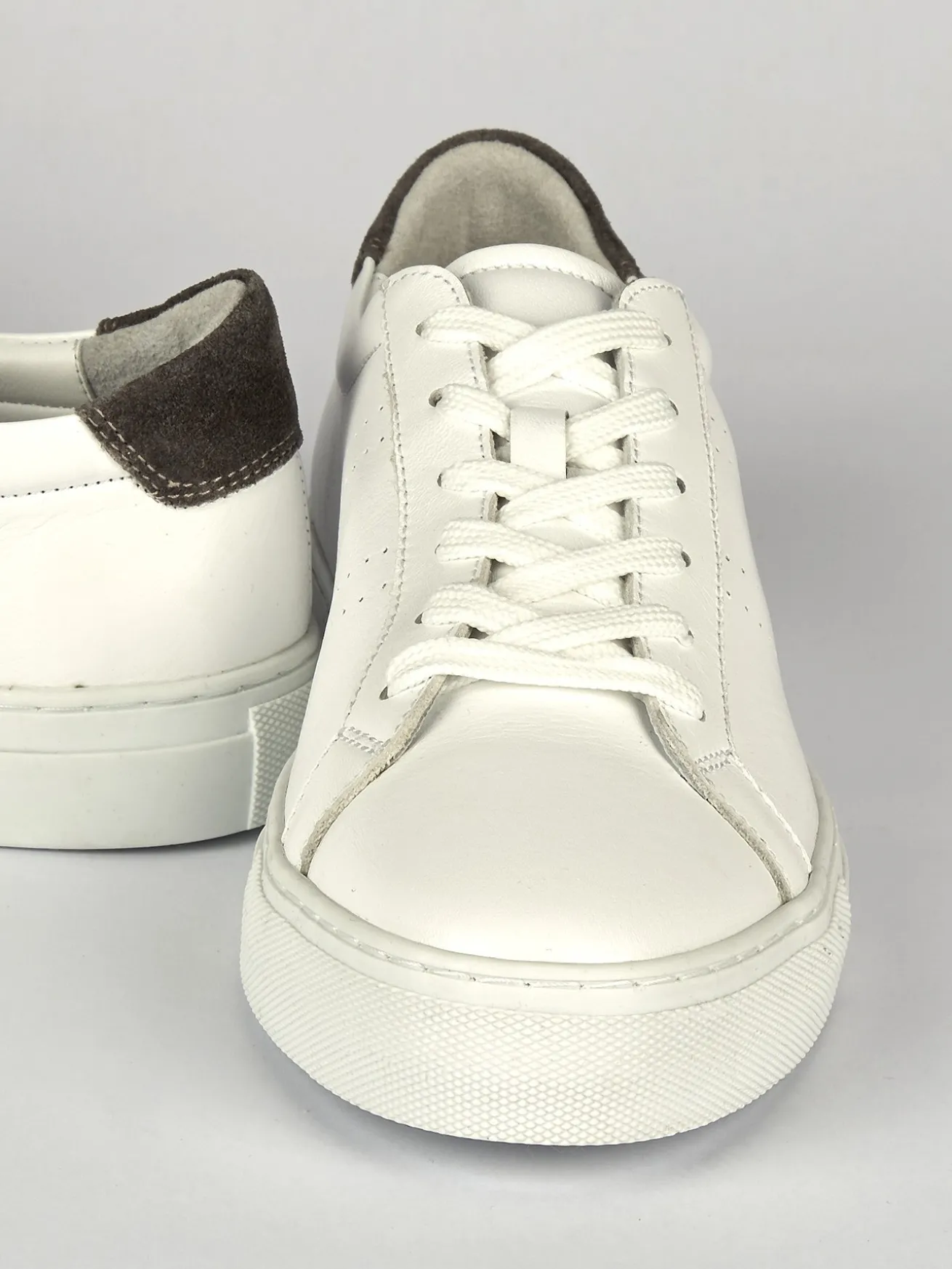 Sneakers pelle bianco