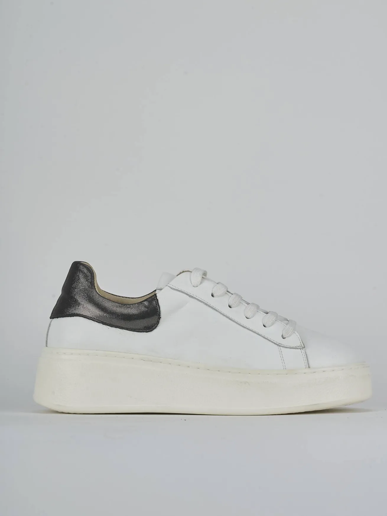 Sneakers pelle bianco