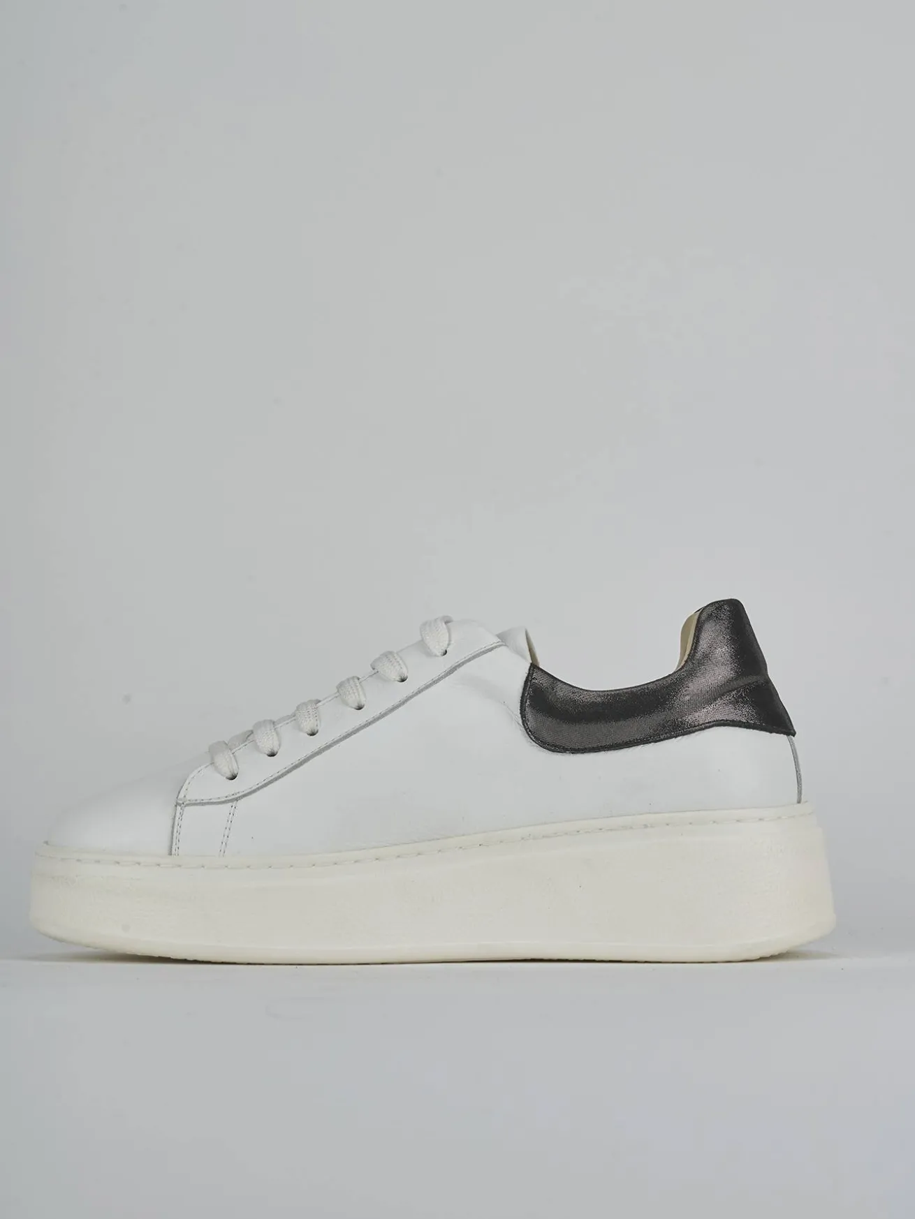 Sneakers pelle bianco