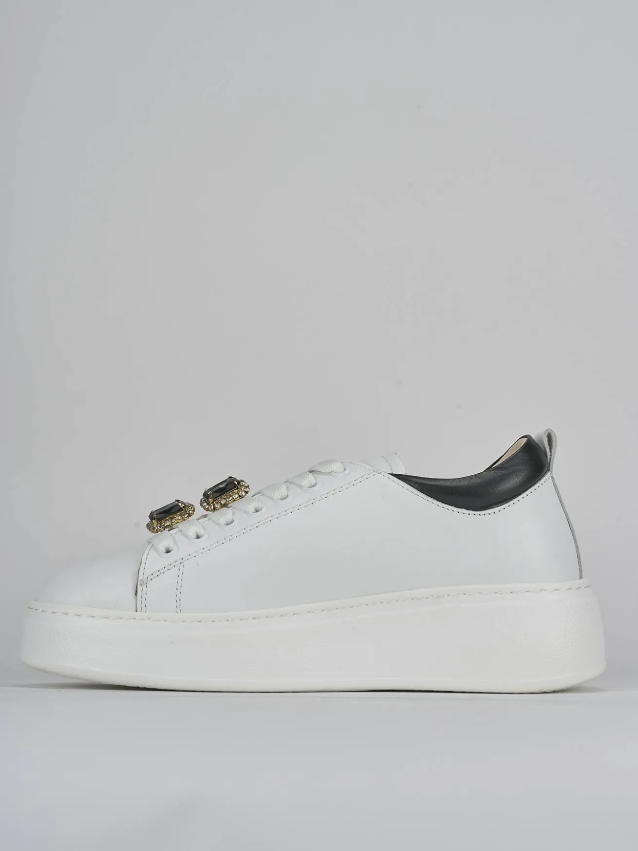 Sneakers pelle bianco