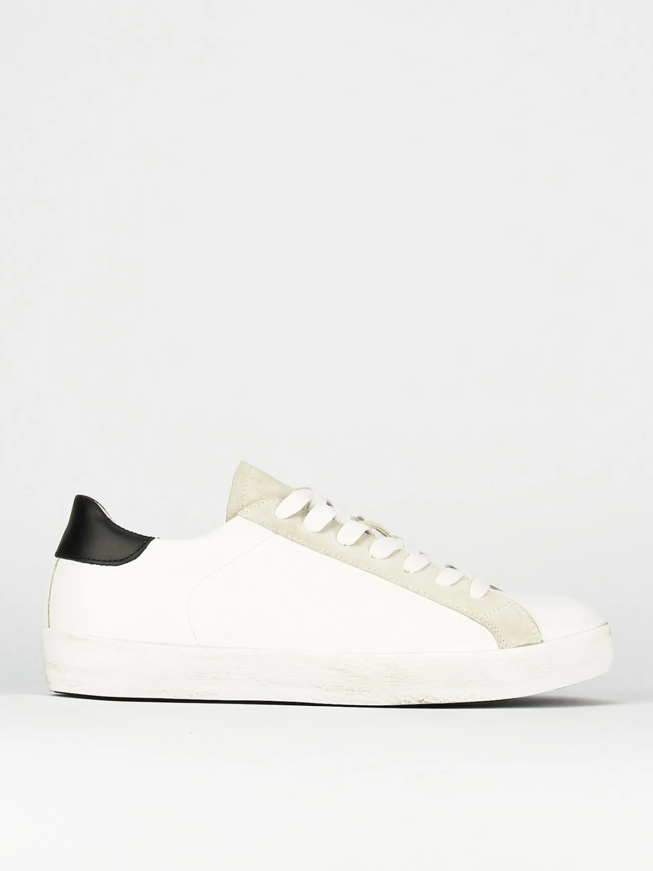 Sneakers pelle bianco