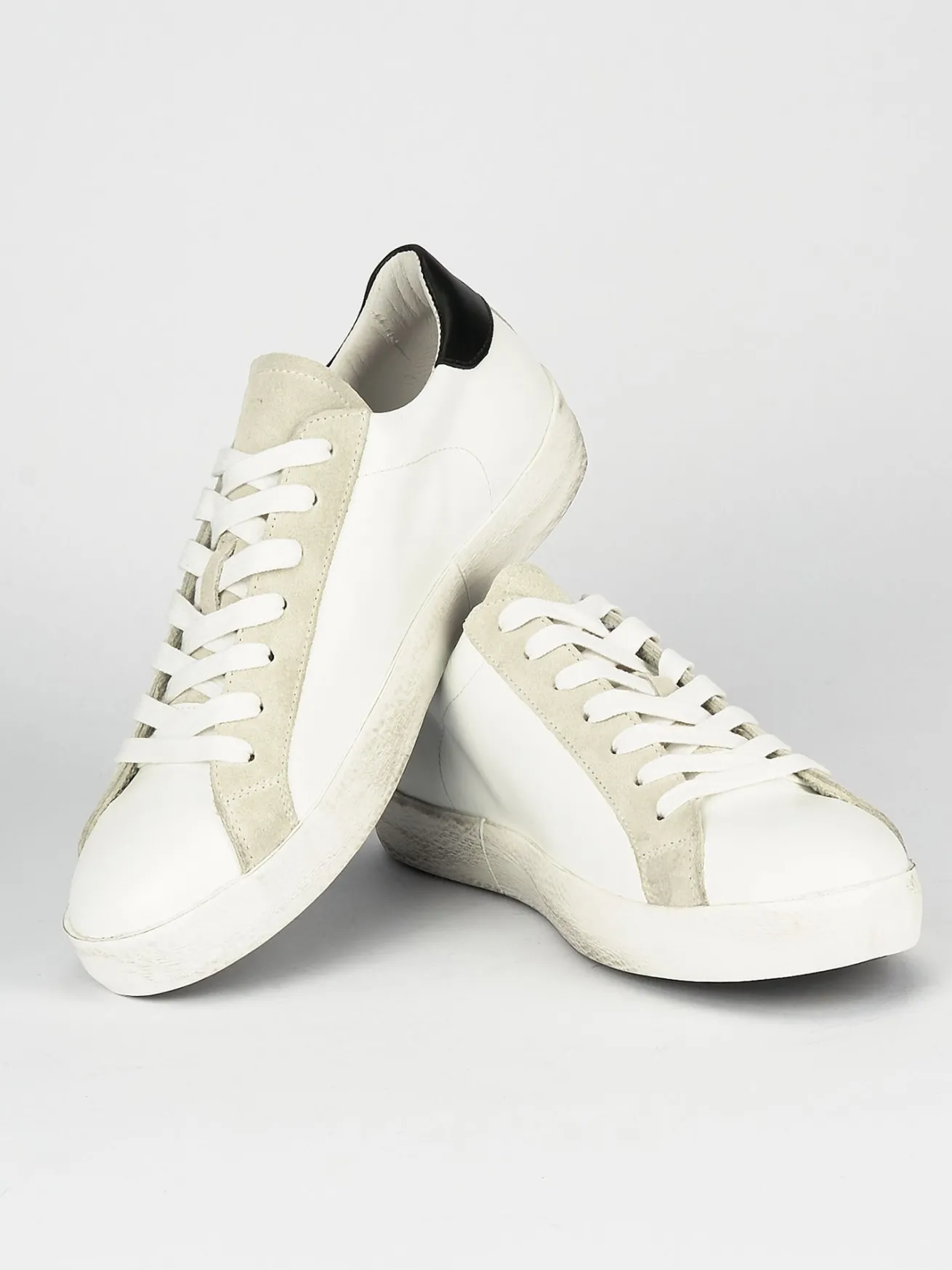 Sneakers pelle bianco
