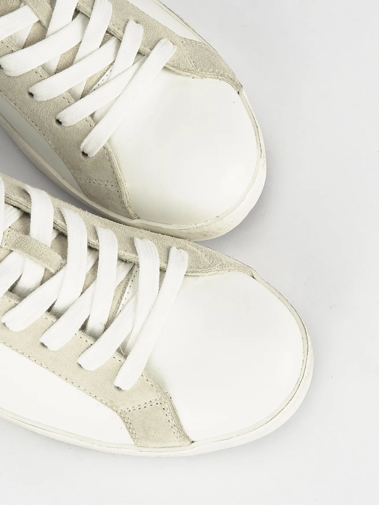 Sneakers pelle bianco