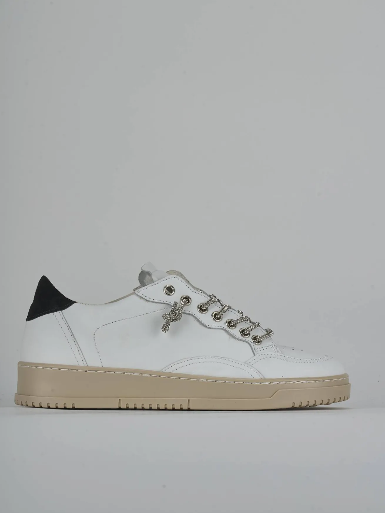Sneakers pelle bianco
