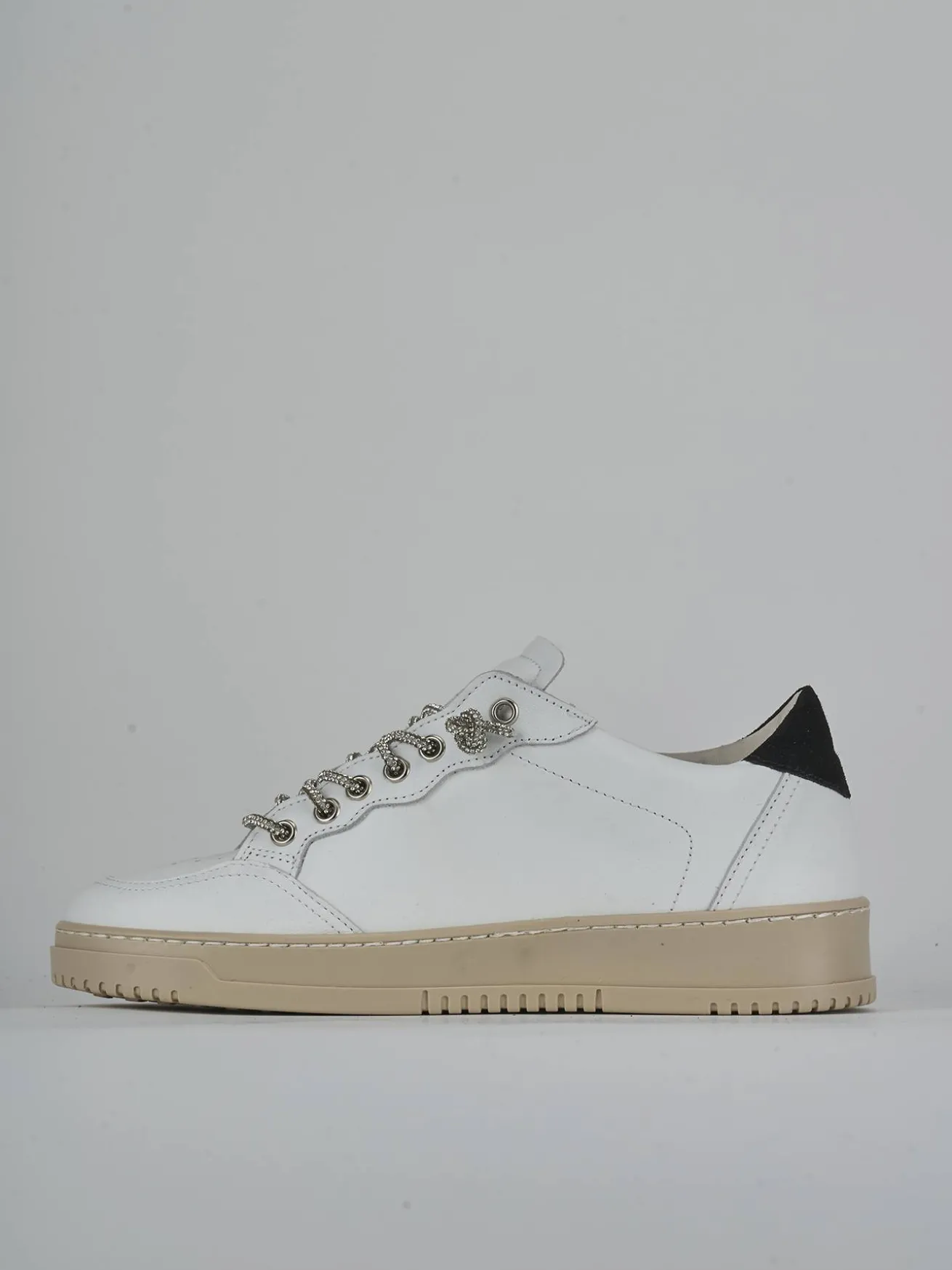 Sneakers pelle bianco