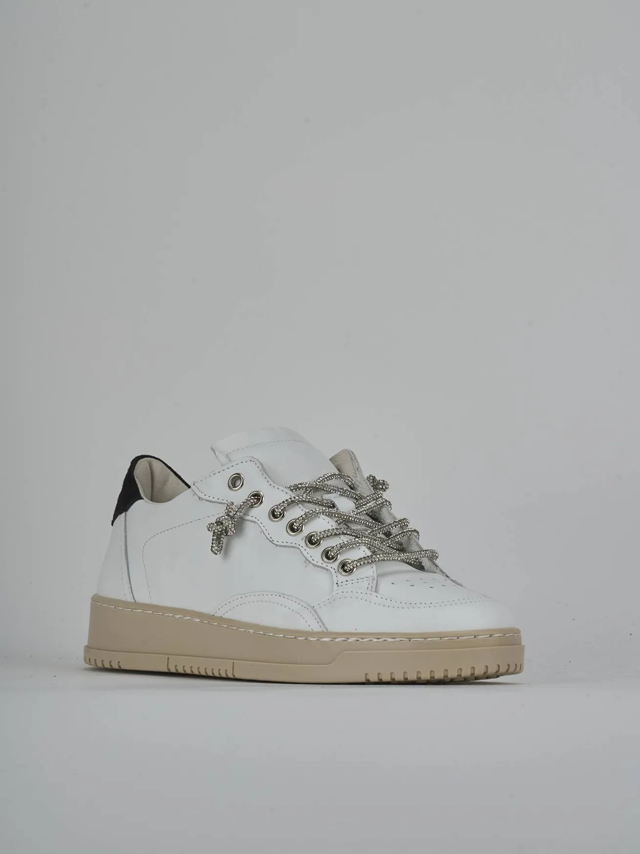 Sneakers pelle bianco