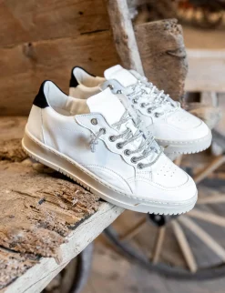 Sneakers pelle bianco