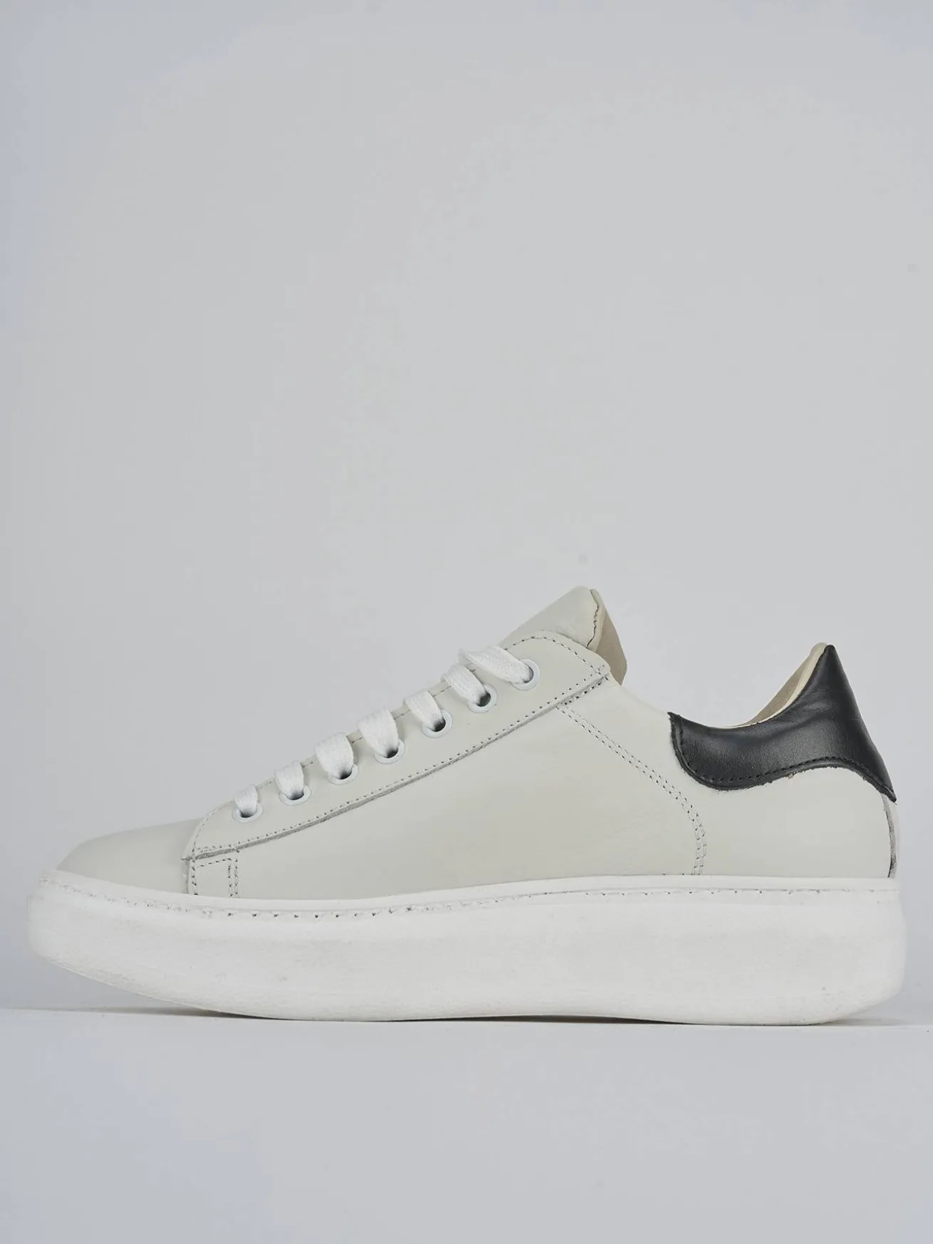 Sneakers pelle bianco