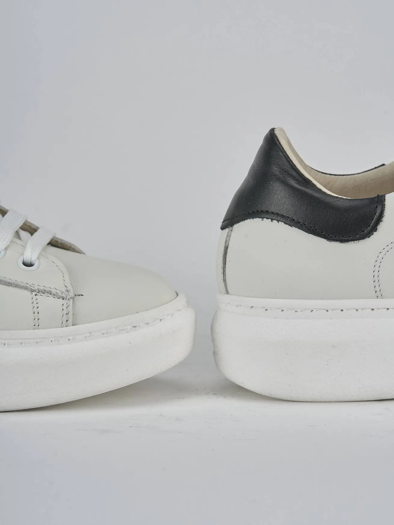 Sneakers pelle bianco