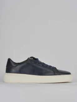 Sneakers pelle blu
