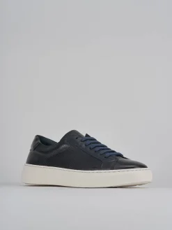 Sneakers pelle blu