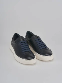 Sneakers pelle blu