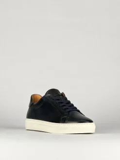 Sneakers pelle blu