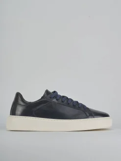 Sneakers pelle blu