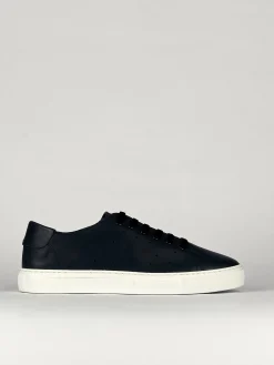 Sneakers pelle blu