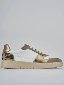 Sneakers pelle bronzo