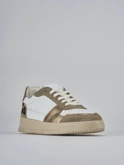 Sneakers pelle bronzo