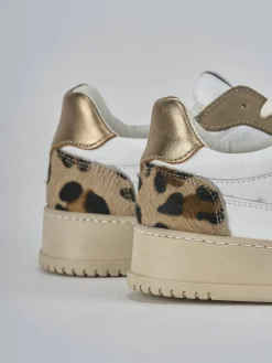 Sneakers pelle bronzo