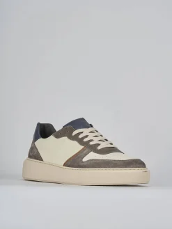 Sneakers pelle grigio