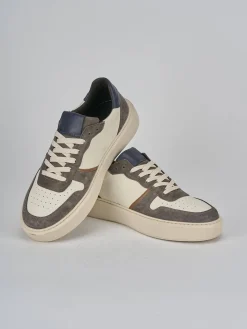 Sneakers pelle grigio