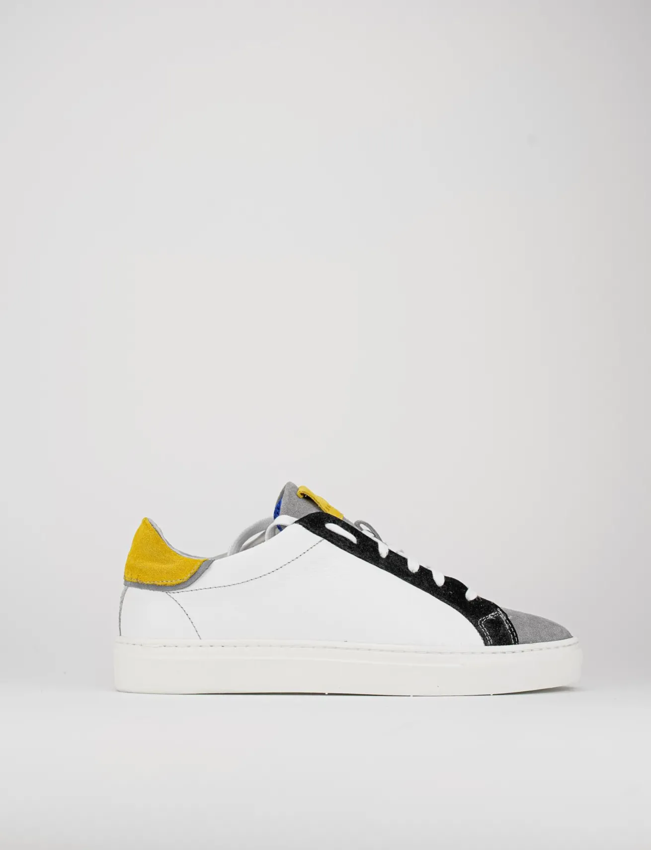 Sneakers pelle grigio