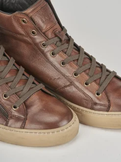 Sneakers pelle marrone