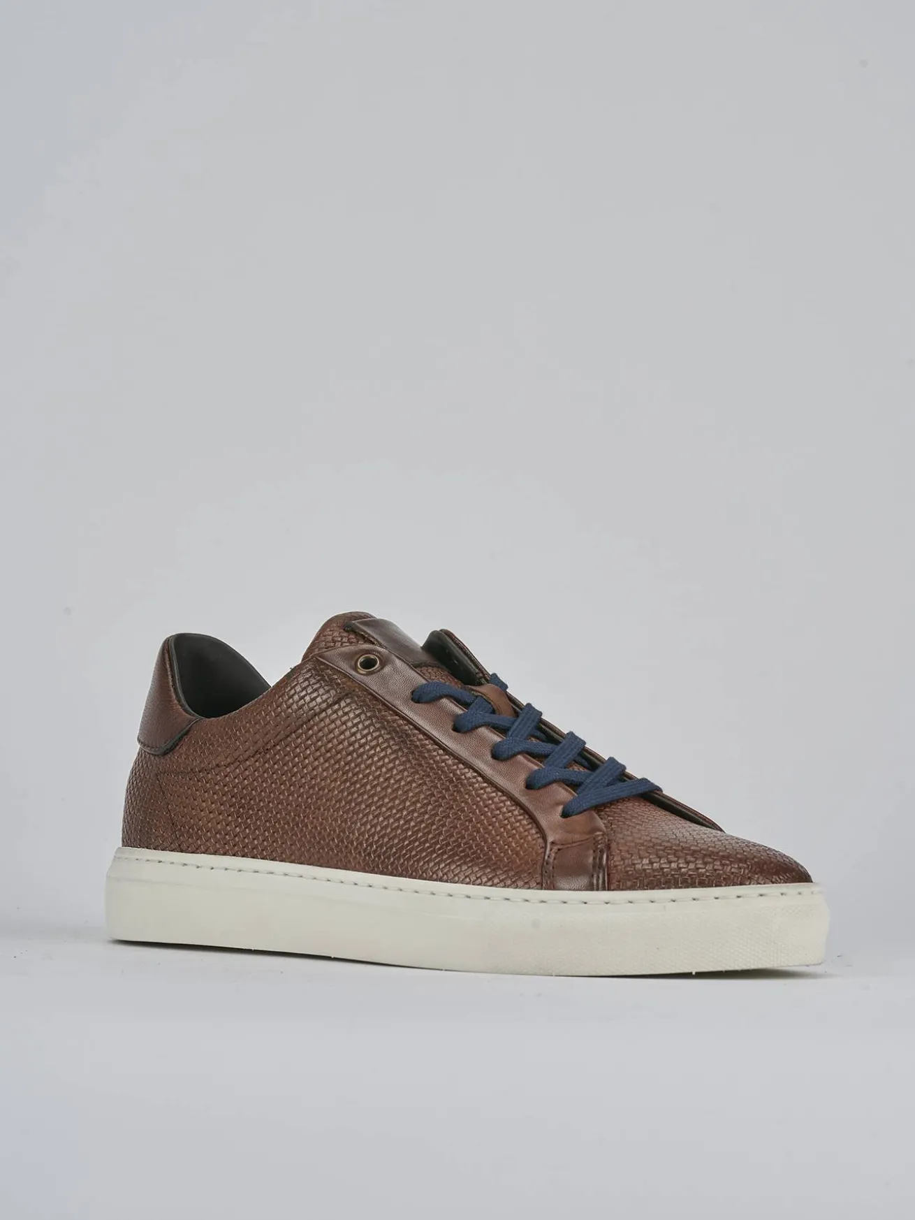 Sneakers pelle marrone