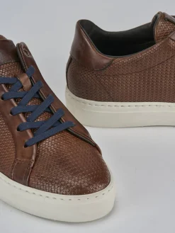 Sneakers pelle marrone