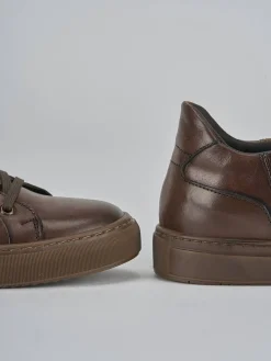 Sneakers pelle marrone