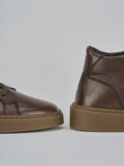 Sneakers pelle marrone