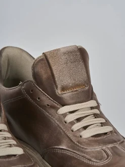 Sneakers pelle marrone